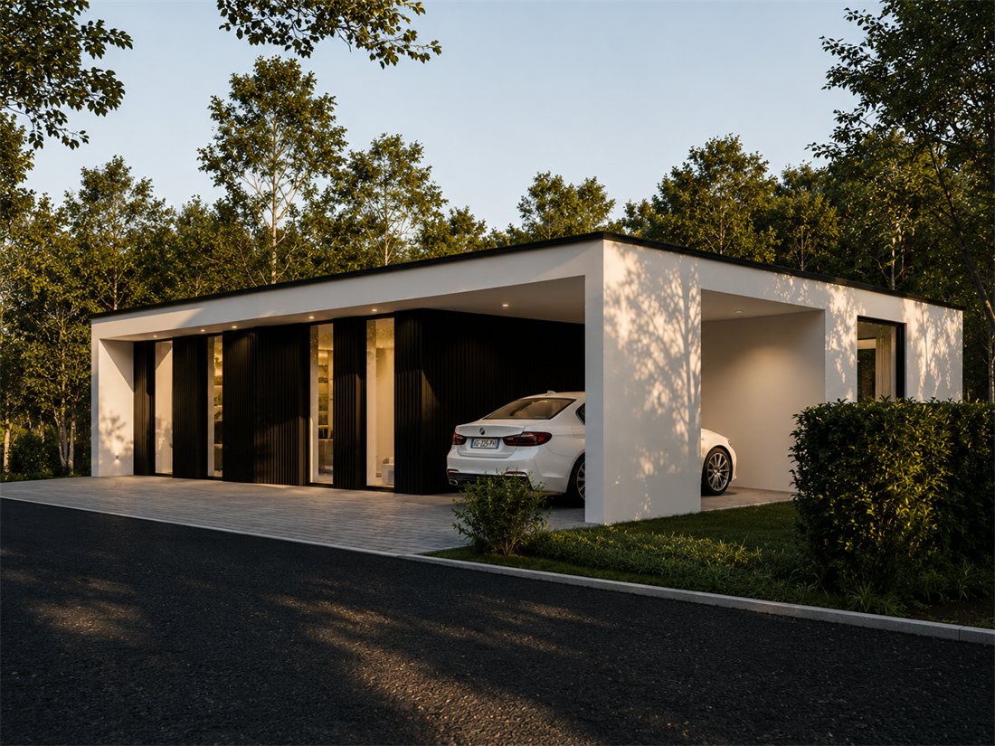 Valley-facing side of Hillside Holiday Villa