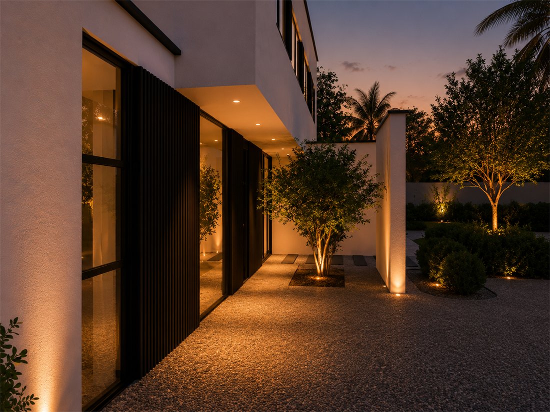 Patio view of Kandy Highland Contemporary Bungalow
